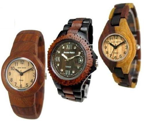 tense wooden watches