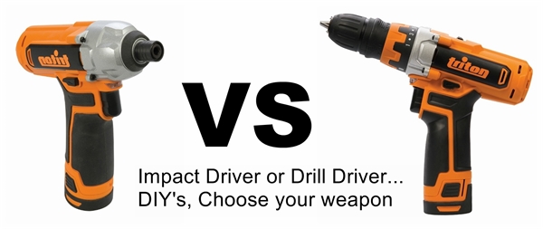 Difference in discount drill and impact